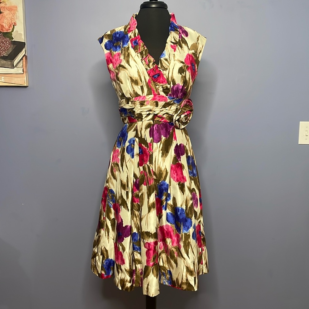 Floral Wrap Dress